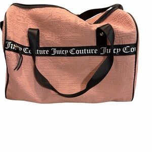 Juicy Couture Pink Embossed Women's Duffle  Bag NWOT